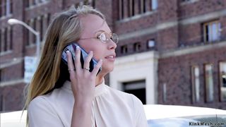 Therapist sent blonde for bdsm sex cure