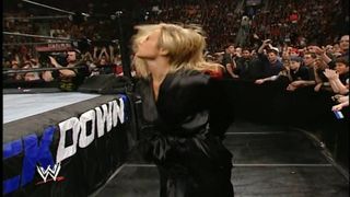 WWE Diva Trish Stratus in Lingerie on WWE Smackdown Featuring Stacy Keliber