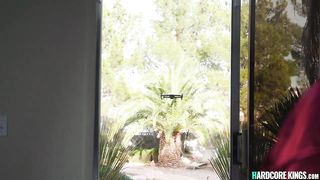 Little guy fucks MILF neighbor