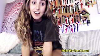 Super Hot Lovense Blonde Babe on Webcam Part 2