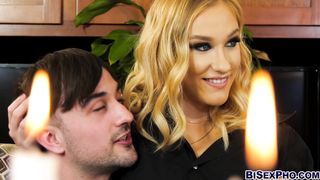 Kasey Miller Enjoys a Bisexual threesome