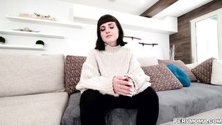 Jane prepares Alex cock to enter her cunt