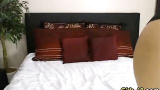 busty milf sucks and fucks dildo