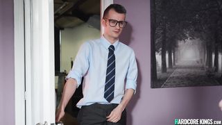 Young employee fucks big boobs boss