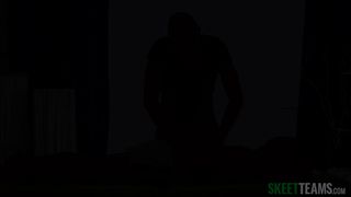 Gorgeous petite teen is turned on by her massage