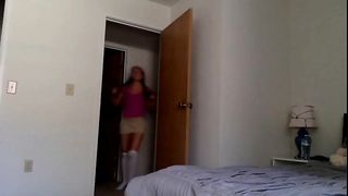 My amazing stepsister masturbating