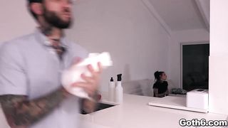 Joanna masturbates with an unbridled fury