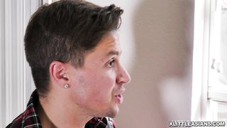 Ember got cock inside her mouth and in her pussy