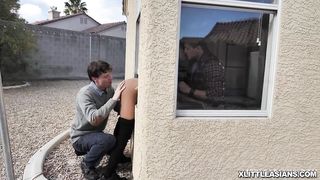 Ember got cock inside her mouth and in her pussy