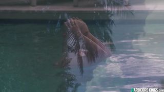 Lesbian couple have sex in the shower