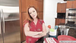 Summer willingly slobbers on her stepson's cock