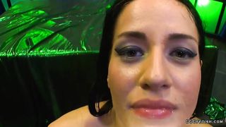 Eveline dellai gets cums and reversecowgirl anal