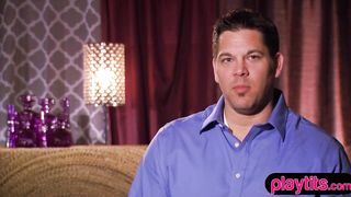 Real amateur couple tries orgy sex