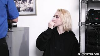 Skylar beng submissive to officer Perter