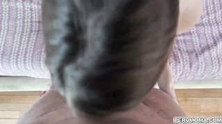 Mom wants to teach stepson how to fuck