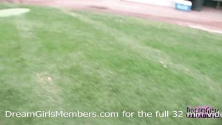 Kacey Kox Gets Naked On A Baseball Field