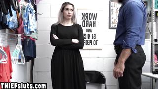 Teen in hijab punish fucked by officer