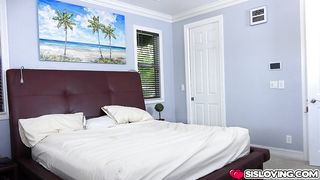 Stepsisters pleasuring each others tight pussies