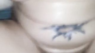 Hairy cunt enjoys brutal fucking session