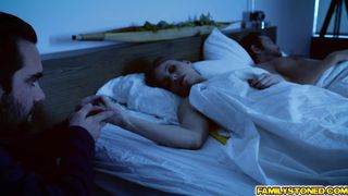 Stepson plowing his hot stepmoms pussy