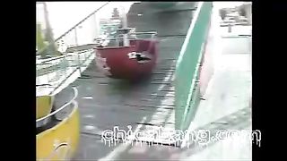 Latina Teen Handjob and Blowjob on Ferris Wheel