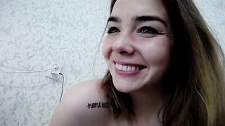 naughty woman fingering her dripping wet pussy