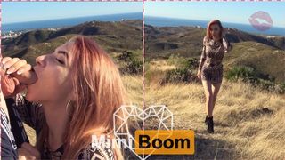 A Beautiful Day to get a Blowjob on Top of the Mountain in South Spain - Mimi Boom