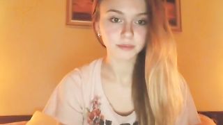 NN Teen Girl Teasing On Her Webcam