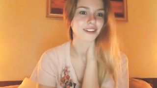 NN Teen Girl Teasing On Her Webcam