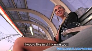 PublicAgent Long Legged Blonde Fucked in the Bushes