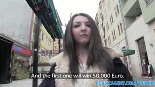 PublicAgent Teen Brunette Gets Fucked Hard in a Hotel Room