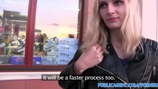 PublicAgent Skinny Shy Blonde Fucked in a Hotel Room for Cash