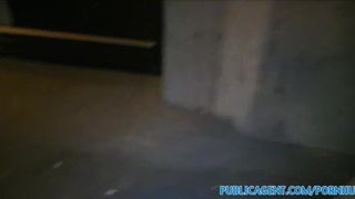 PublicAgent Sexy Young Babe Takes his Cum in her Mouth