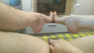 Very Hairy Pussy and Legs, Fingering, Foofetish, Close-up Big Pussy Lips from GinnaGg