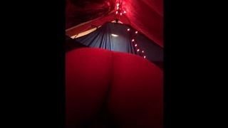 Reverse Cowgirl in the Shed