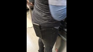 Step Mom and Step Son have Strong Erection and Fuck in the Kitchen