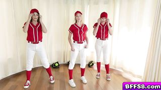 Sexy ladies bends over their asses