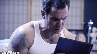 Teen cheers up her lonely stepfather