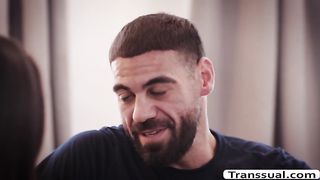 TS Andrea just enjoy sucking dudes cock