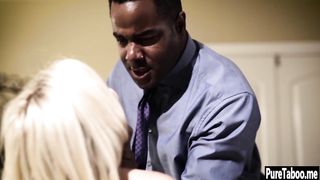 Cheeky teen jumped on a stepdads cock