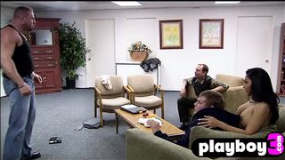 Busty lesbians passion played for a naive stranger