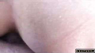 Slutty milf gets fucked doggystyle and f