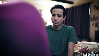 Taboo workout session with MILF stepmom