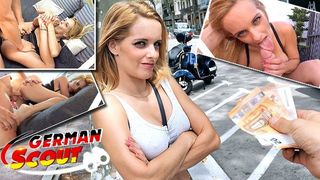 GERMAN SCOUT - MILF TALK TINY GIRL AGATHA TO FUCK AT MODEL CASTING JOB