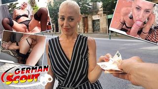 GERMAN SCOUT - FLEXIBLE FLOPPY TITS MATURE YELENA VERA PICKUP AND FUCK AT STREET CASTING