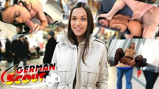 GERMAN SCOUT - Fit MILF Alyssa I ROUGH RAW Pick up Sex I SCREAMING Multiple Orgasm