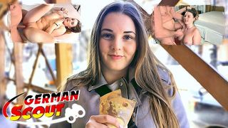 GERMAN SCOUT - CURVY NATURAL SCHOOLGIRL LUCIE TALK TO FUCK AT REAL PICKUP STREET CASTING