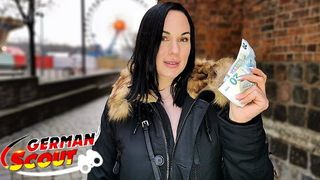 GERMAN SCOUT - DIRTY MILF LENA TALK TO ROUGH FUCK AT REAL STREET CASTING
