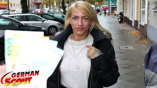 GERMAN SCOUT - FITNESS ABS MODEL GIRL SANDY FUCK AT REAL PICK UP CASTING