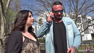 GERMAN SCOUT - Chubby Teen Elisa Cheat BF and Fuck at Model Job Casting